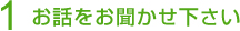 1 お話をお聞かせ下さい